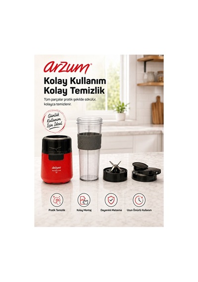 Arzum AR1211 Shake'n Take Go 550 W Kişisel Blender