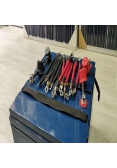 2 Adet 25 Cm Akü Kabosu. Solar Sistemler için Bakır Makaronlu