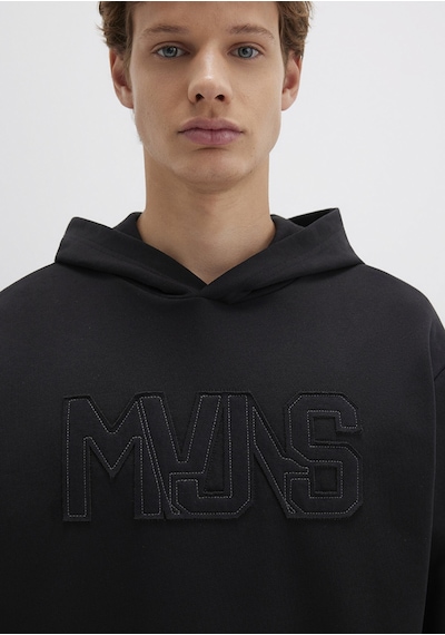 Mavi - Mvjns Baskılı Kapüşonlu Siyah Sweatshirt 0s10346-900 Siyah