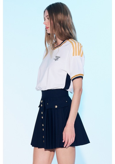 Sagaza Studio Ss6023 Mini Elbise Cok Renklı