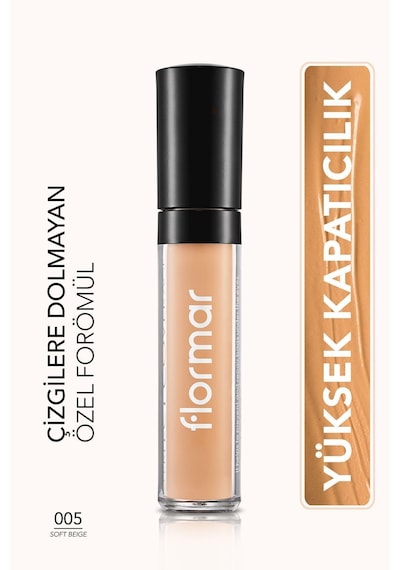 Flormar Likit Kapatıcı - Perfect Coverage Concealer - 005 Soft Beige - 8690604044986