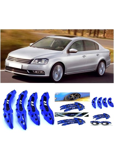 Vw Passat B7 17.18.19 Janta Uyumlu Mavi 4.lü R Kaliper Kapagı