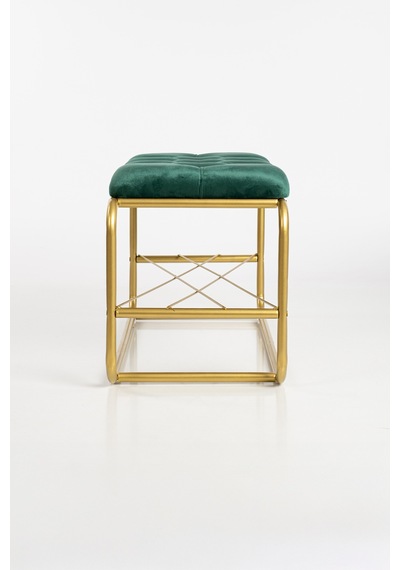 Ayakkabılık Puf Bench Döşemeli Kapı Girişi Puf Kapı Girişi Düzenleyici Düğmeli Tel Raflı Gold Ayakkabılık Puf Bench Döşemeli Kapı Girişi Puf Kapı Girişi Düzenleyici Düğmeli Tel Raflı Gold