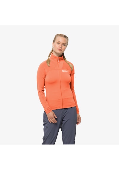 Jack Wolfskin Prelight Fz Kadın Turuncu Eşofman Üstü - 1710981 Turuncu