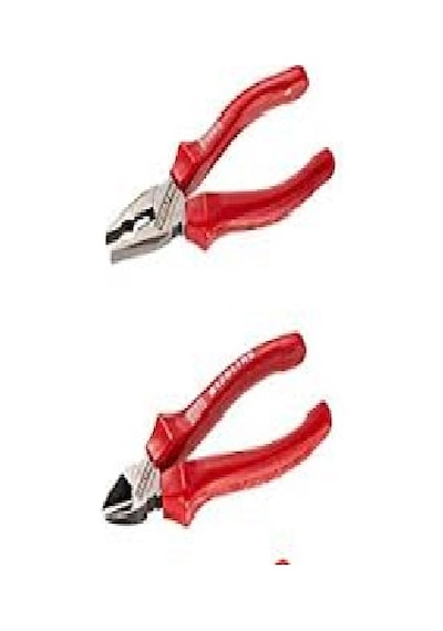 Izeltaş Kombine Pense 180 Mm Ve 180Mm Yankeski Ikili Set