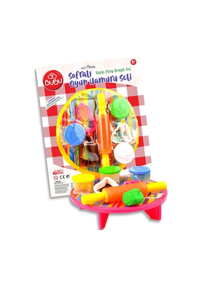 Bu-bu Oyun Hamuru Seti Sofralı 3x15 Gr Bubu-oh0002 Çok Renkli
