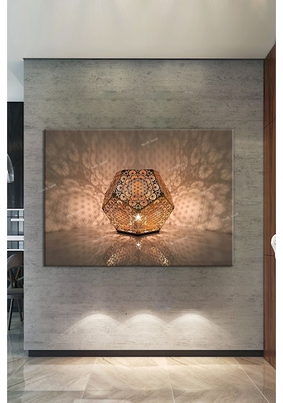 Yaşam Çiçeği Kutsal Geometri Sri Yantra Kanvas Tablo 120 x 80