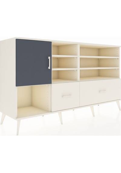 Kronos Konsol 8 Raflı 2 Çekmeceli Tek Kapaklı 176x59x99 Aytaşı-a Aytaşı-antrasit/aytaşı Kronos Konsol 8 Raflı 2 Çekmeceli Tek Kapaklı 176x59x99 Aytaşı-a Aytaşı-antrasit/aytaşı