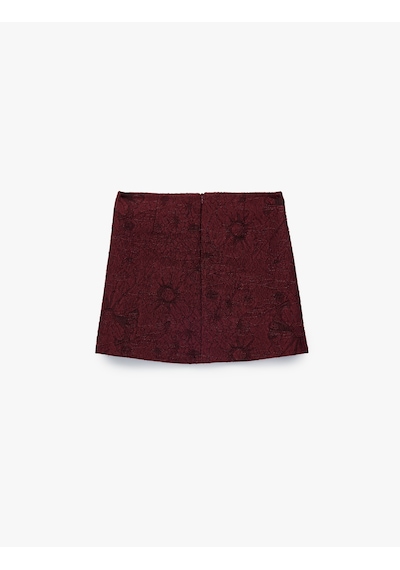 Koton Koton X Melis Ağazat - Metal İplik Detaylı Parıltılı A Kesim Floral Dokulu Mini Etek Bordo 6wak70096ew Bordo Koton Koton X Melis Ağazat - Metal İplik Detaylı Parıltılı A Kesim Floral Dokulu Mini Etek Bordo 6wak70096ew Bordo