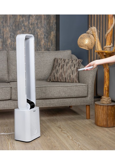 Zilan Zln1085 Kule Tipi Vantilatör Uzaktan Kumanda Geniş Salınım 12 Hız Ayarı Diğital Fan