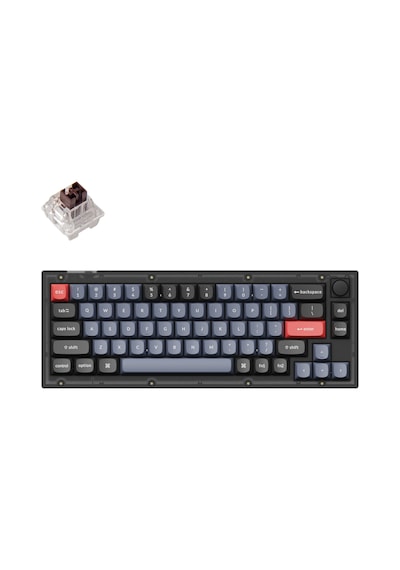 Keychron V2-C3 QMK Custom Brown Switch RGB HotSwap Full Assembled Mekanik Klavye