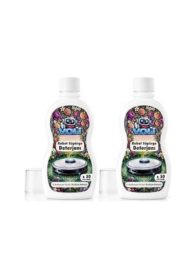 Kraliyet Bahçesi Çiçek Kokusu 2'li Avantaj Paket - Robot Süpürge Deterjanı Yüzey Temizleme 2x500 Ml 2'li Set