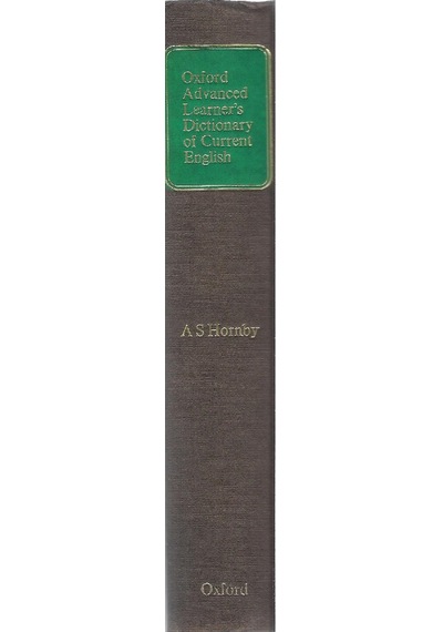 Oxford Advanced Learner'S Dictionary Of Current English N11.1195