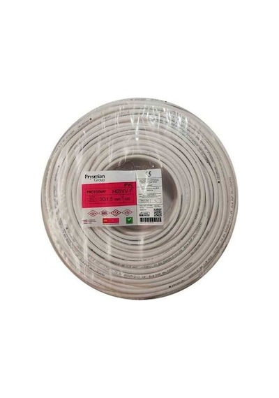 Prysmian 3*1,5mm TTR KABLO BEYAZ 10MT