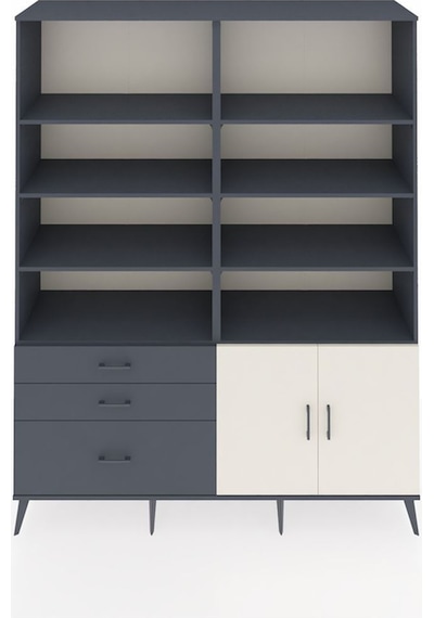 Hyperion Gardrop 9 Raflı 3 Çekmeceli 2 Kapaklı 176x44x221 Antrasit-aytaşı/antrasit Aytaşı/antrasit Hyperion Gardrop 9 Raflı 3 Çekmeceli 2 Kapaklı 176x44x221 Antrasit-aytaşı/antrasit Aytaşı/antrasit