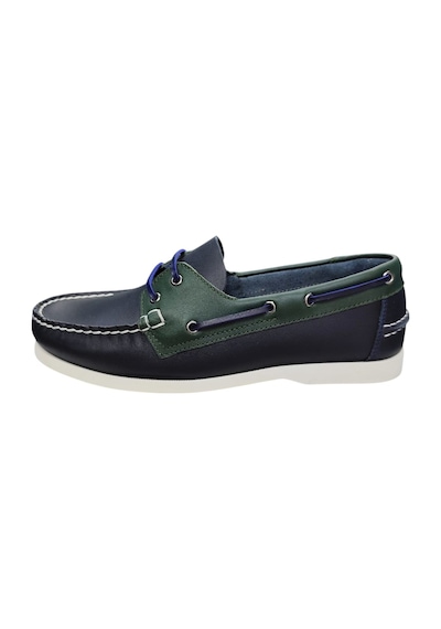 King Paolo King Shoes Timberlant Ayakkabı Lacivert Yeşil