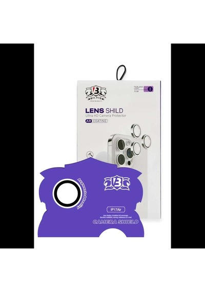 İphone 17 Air Bilvis Titan Kamera Lens - Gümüş Diğer