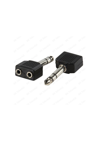 6.35Mm (1/4 Inç) Erkek To 2 X 3.5Mm (1/8 Inç) Dişi Ses Adaptörü