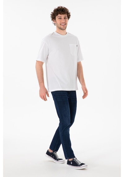 U.S. Polo Assn. Erkek Comfort Fit Bisiklet Yaka Beyaz Tişört 50305990-VR013 U.S. Polo Assn. Erkek Comfort Fit Bisiklet Yaka Beyaz Tişört 50305990-VR013