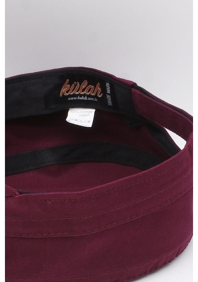 Külah Erkek Kastro Şapka Kasket Outdoor Castro Kep Bordo-Bordo-Standart