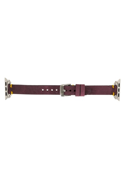 Bloomband Signature Mulberry Bloom Leather Apple Uyumlu Watch Band - 44/45/46/49mm