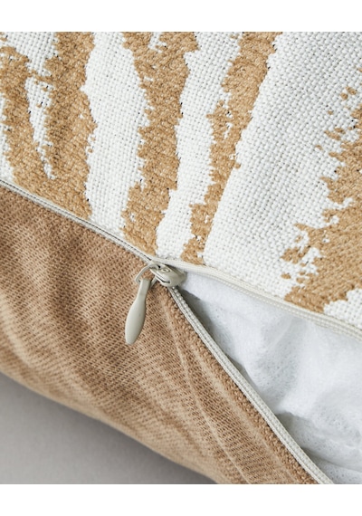 English Home Zebra Dekoratif Kırlent 45x45 Cm Açık Kahverengi Açık Kahverengi