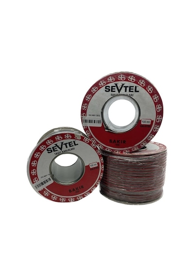 Sevtel Yassı Kordon Kablo 2 1.50 Mm2 Şeffaf 1 Mt - 5002