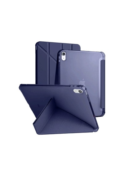 Apple İpad 2025 10.9 10.nesil A16 Kılıf Kalemlikli Mars Tablet Kılıfı - Lacivert