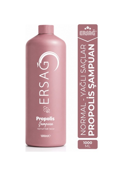 Ersağ Normal ve Yağlı Saçlar için Propolisli Şampuan  1 L