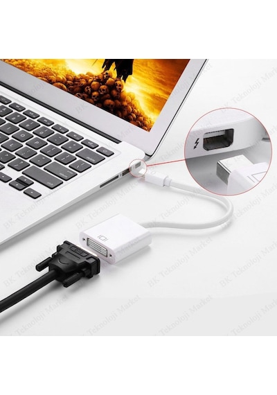 Mini Display Port (Thunderbolt) To Dvı (24+5) Dönüştürücü