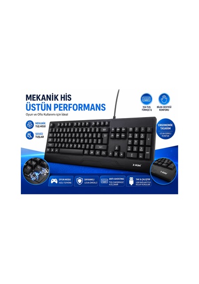 Casper Nirvana S200 16'' Uyumlu 3'lü Kablosuz Performans Seti Mouse Pad li Diğer