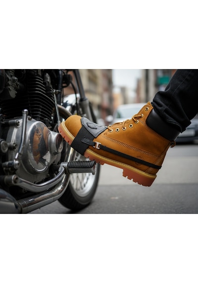 Mtndizlik Shiftarmor Motosiklet Ayakkabı Koruyucu ,vites Ayakkabı Koruyucu,motorcycle Shoe Protector,motosiklet Deri Aksesuar %100 Doğal Deri Tekbeden