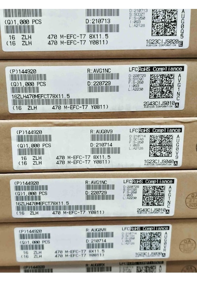 16zlh470mefct 470mf 16v 8x11 105 Elko Kondansatör 100 Adet