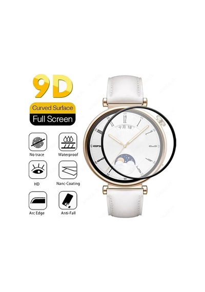 Huawei Watch Gt4 41mm İle Uyumlu Ekran Koruyucu Nano Esnek Cam Tam Kaplayan Ppm