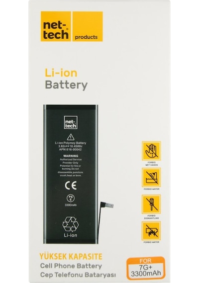 Teknonet Apple Uyumlu iPhone 7 Plus  3400 Mah Batarya