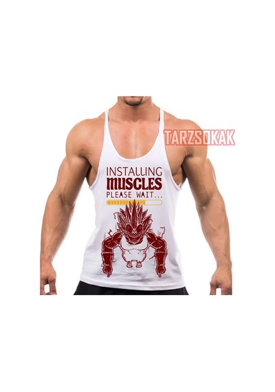 Tarzsokak Gym Tank Top Fitness Sporcu Atleti Gym133 Beyaz