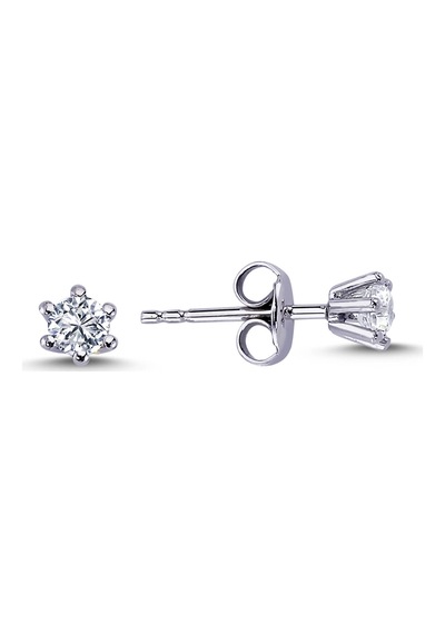 Lova 0.28 Karat Pırlanta Tektaş Küpe - 3030013