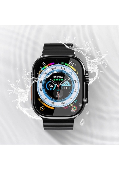 İos Ve Android Uyumlu Akıllı Saat Ra23 Smart Watch 49mm Ip67 Sertifikalı Siyah Siyah