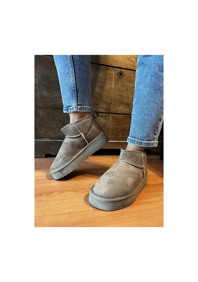 Plush Studıo Kadın Vizon Süet Yarım Bot İçi Peluşlu Kalın Taban Platformlu Ayakkabı Bot Bootie Vizon Vizon Plush Studıo Kadın Vizon Süet Yarım Bot İçi Peluşlu Kalın Taban Platformlu Ayakkabı Bot Bootie Vizon Vizon