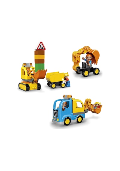 LEGO® Duplo 10812 Kamyon ve Paletli Kazıcı 26 Parça