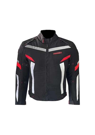 Prosev Ce2150 4 Mevsim Motosiklet Montu Siyah-kırmızı Motorcu Mont