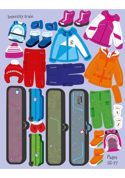 Sticker Dolly Dressing Travel 3 Adet Çok Renkli