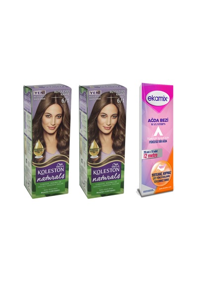 Koleston Naturals Saç Boya 6 - 1 Büyüleyici Kahve 2 Adet