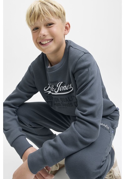 Jack&jones Junior Erkek Çocuk Sweat 12279795 Füme