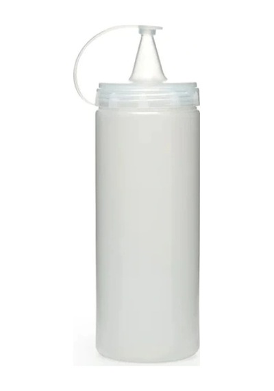 Hubrendy Çer Şeffaf Sos Şişesi - 1000ml Dev Boy 504512