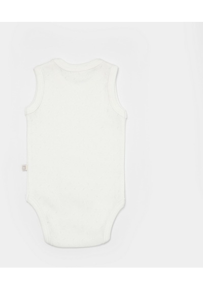 Bibaby Jakarlı 2'li Atlet Body 56992 Ekru - Sarı