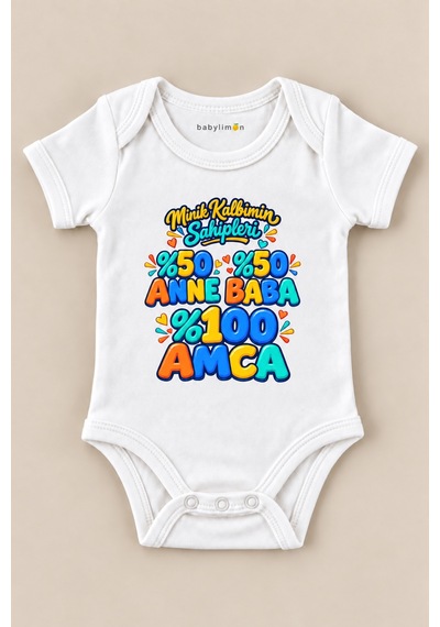 Babylimon Minik Kalbimin Sahipleri %50 Anne %50 Baba %100 Amca Beyaz Kısa Kollu Çıtçıtlı Bebek Zıbını Beyaz - 930661883 Beyaz Babylimon Minik Kalbimin Sahipleri %50 Anne %50 Baba %100 Amca Beyaz Kısa Kollu Çıtçıtlı Bebek Zıbını Beyaz - 930661883 Beyaz