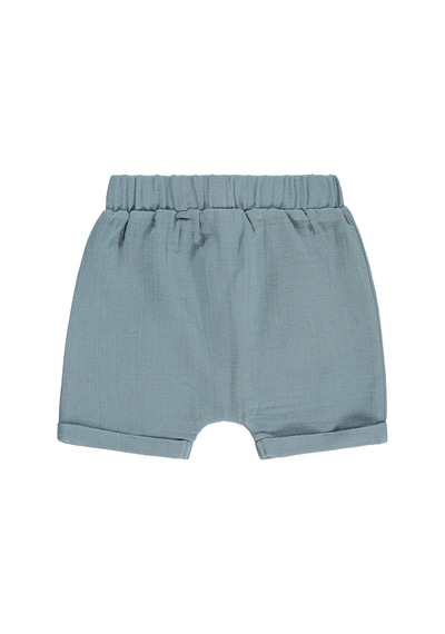 Civil Baby Müslin 6-18 Ay Şort - Mavi Soft İndigo