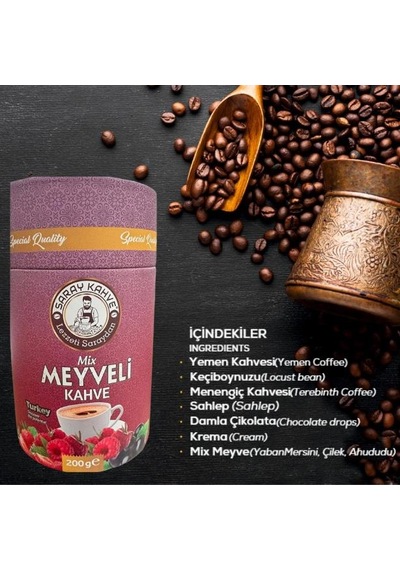 Saray Kahve Mix Meyveli Kahvesi 200 Gr Diğer