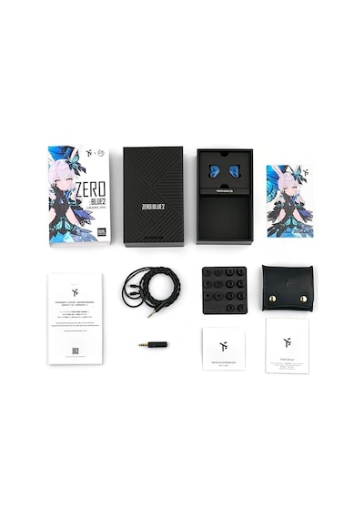 X Crinacle Zero Blue 2 Sahne, Stüdyo Veya Odyofil İçin Çift Sürücülü Kulak İçi, In-ear Kablolu